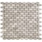 Apollo Tile Ashen Grey Oval 4.51 sq.ft 11.2"x11.6" Marble Mosaic Tile APLSV99OV1EC42 - alternate 1